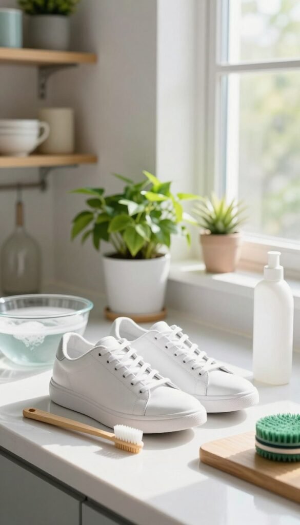 7 hacks to clean white shoe's