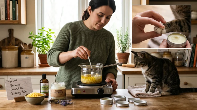 How to Make DIY Cat Paw Balm to Protect Your Cat’s Paws
