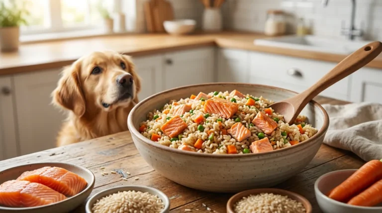 Salmon Brown Rice Dog Food