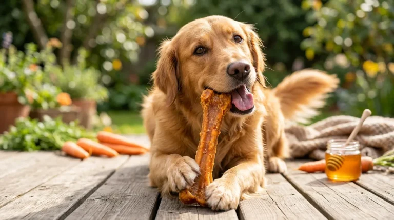 Why Your Dog Will Obsess Over These Carrot Honey Chew Treats