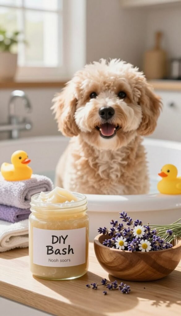 diy dog bath soap that wont make your pup