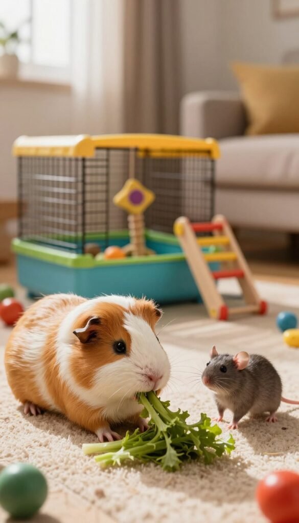 guinea pigs vs rats as pets