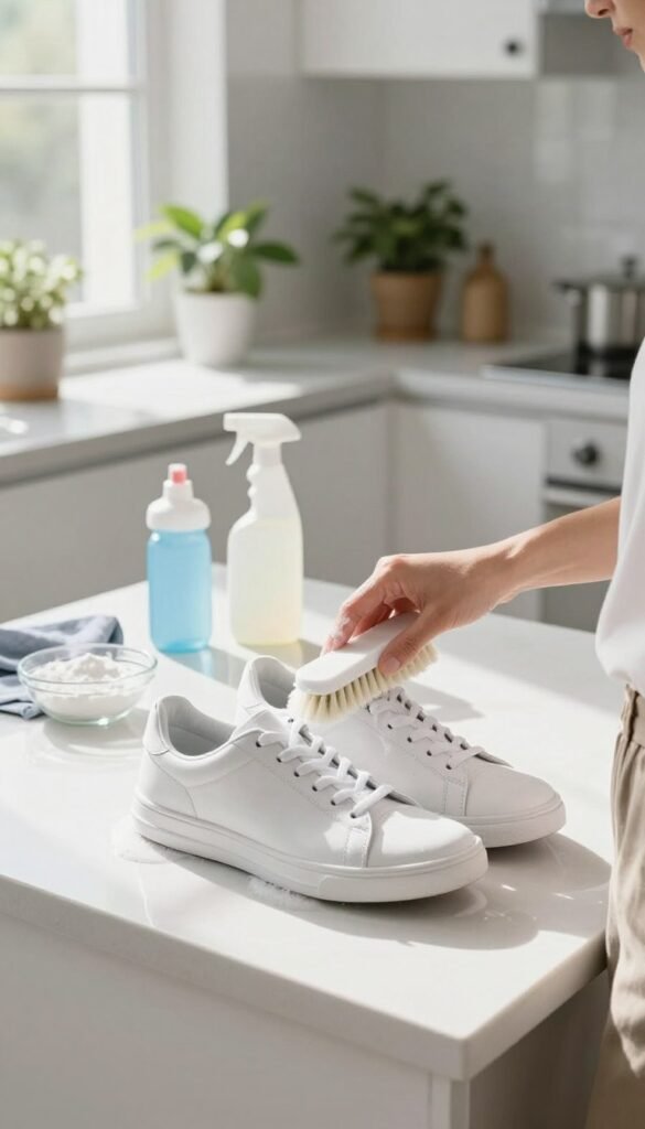 how to clean white shoes without losing your sanity