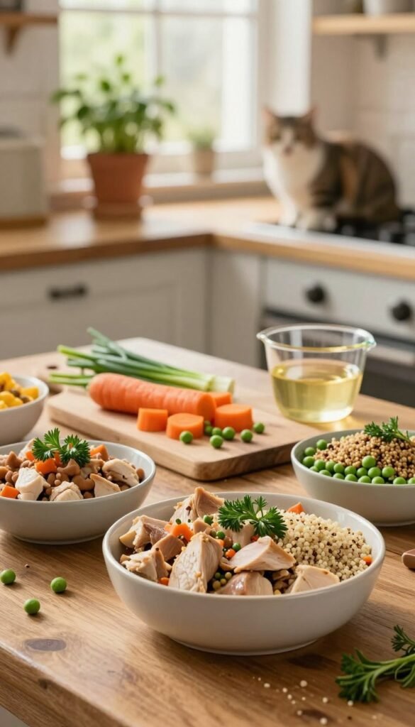 how to make homemade cat food
