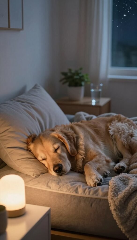 how to make your dog sleep through the night