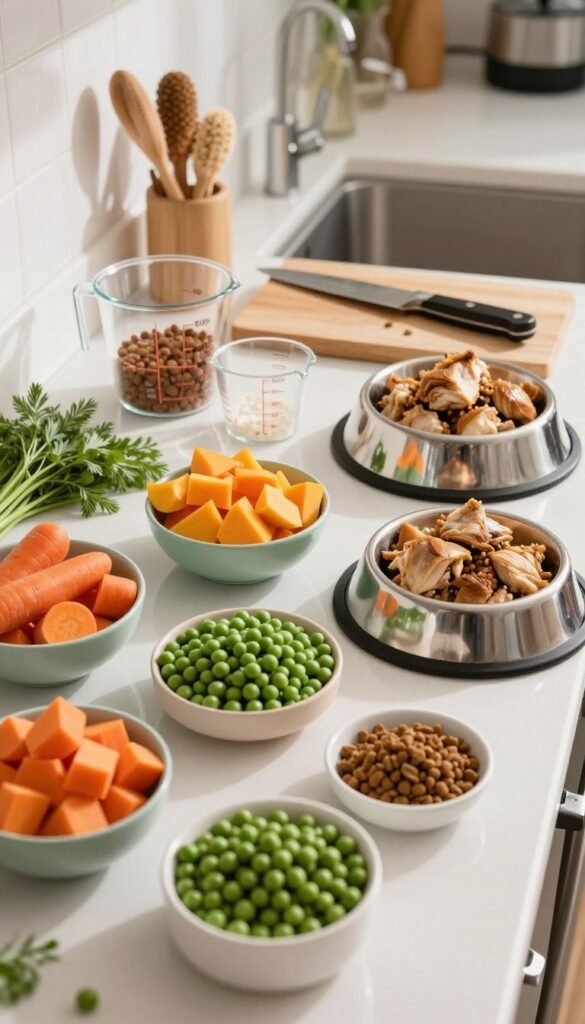 meal prep for dogs chicken dog food