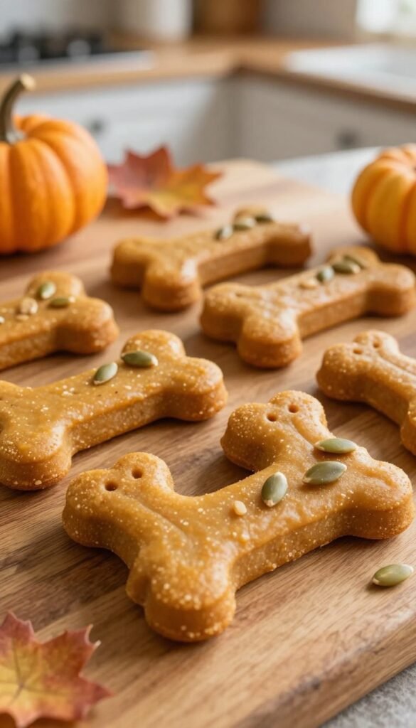 peanut butter pumpkin birthday dog treatspeanut butter pumpkin birthday dog treats