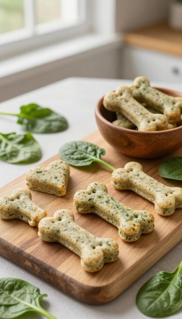 turkey spinach dog treats healthy