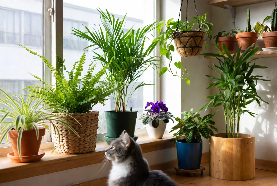 7 Cat Friendly Houseplants That Are Safe for Pets to Grow