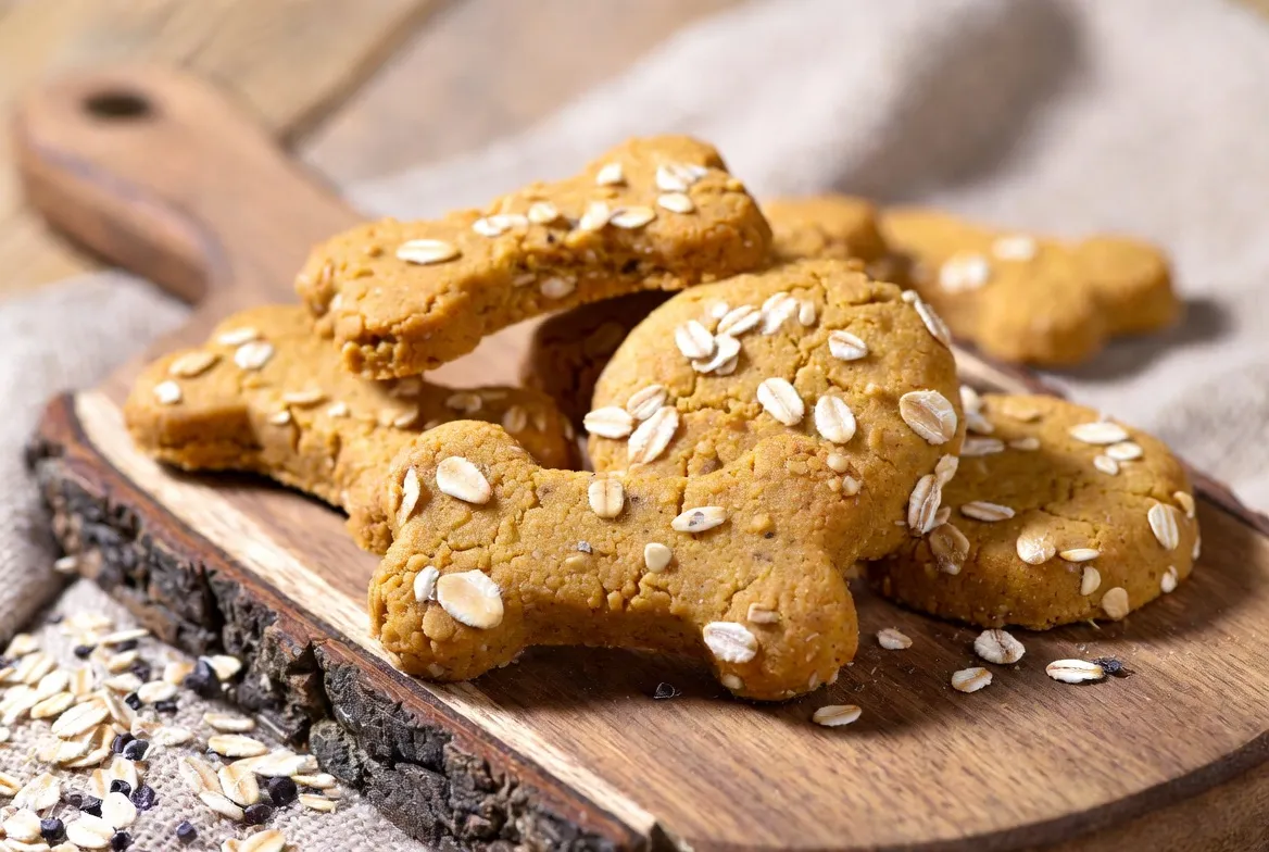 Easy Dog Treat Recipe with Rolled Oats