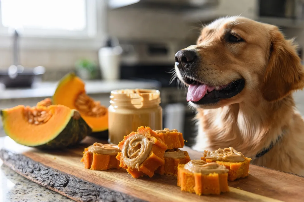 Easy Homemade Pumpkin Peanut Butter Dog Chews Recipe