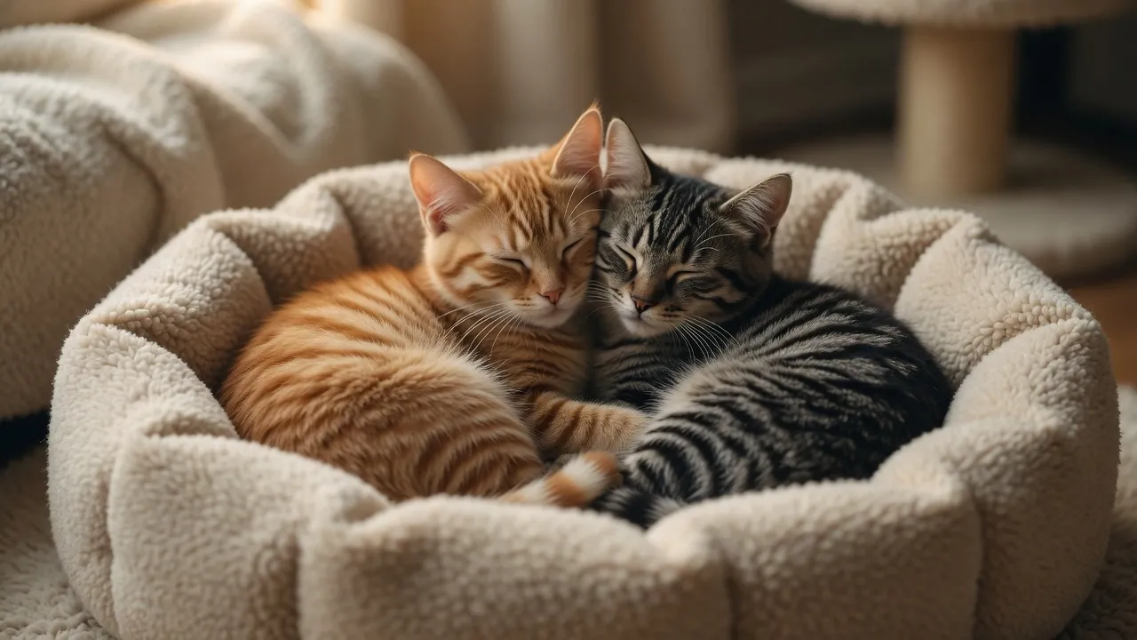 Cats Cuddling