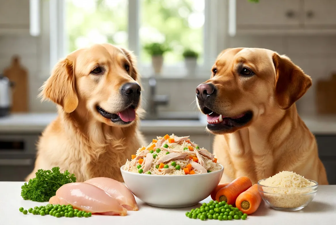 6 Homemade Dog Food Recipes with Chicken & Rice