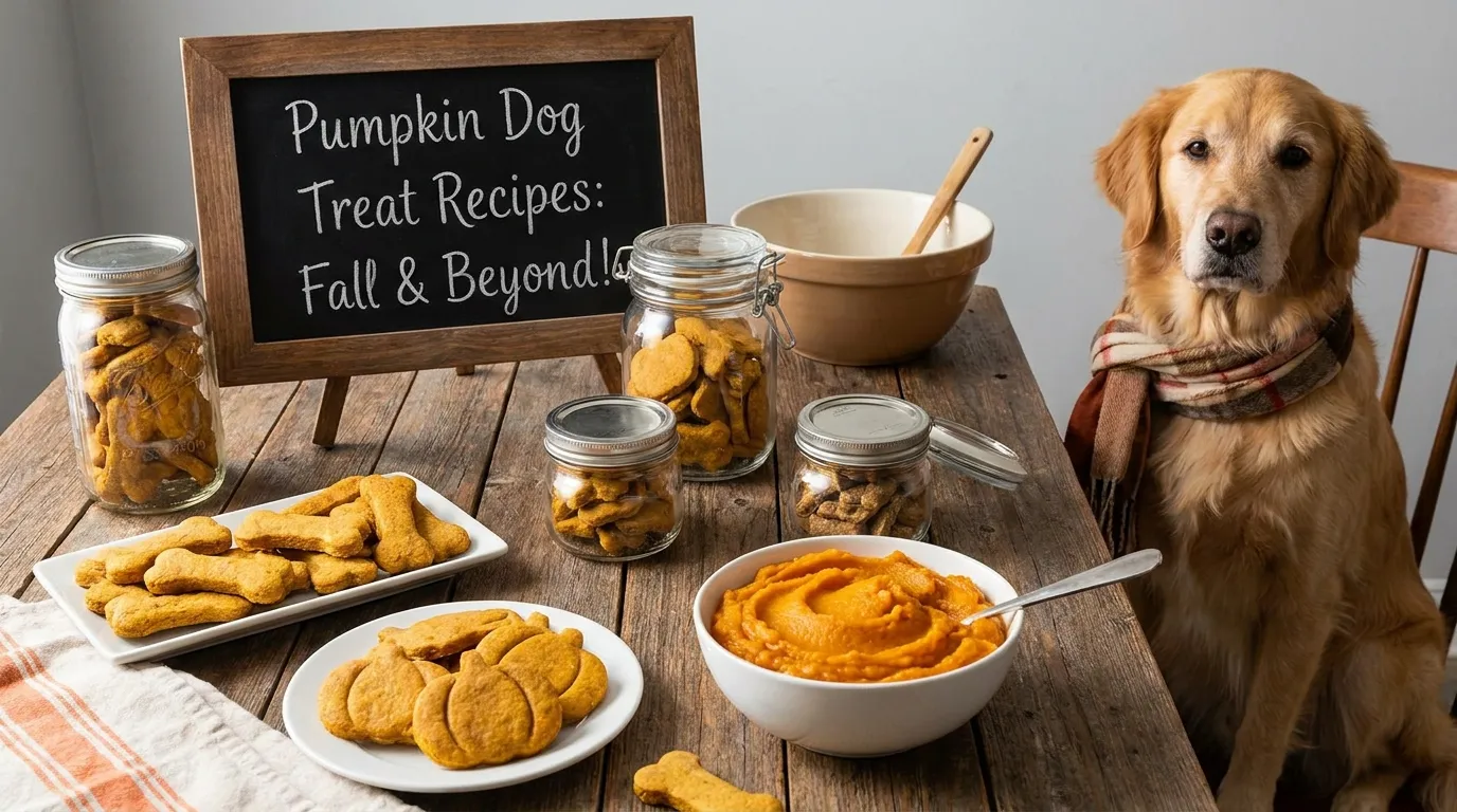 6 Pumpkin Dog Treat Recipes for Fall (and All Year!)