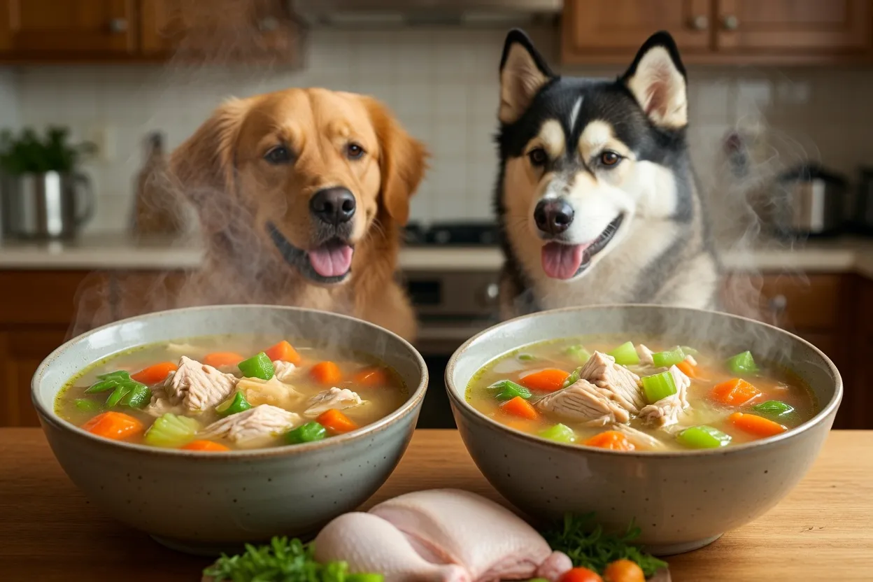 Chicken Soup for Dogs (Easy Homemade Recipe)