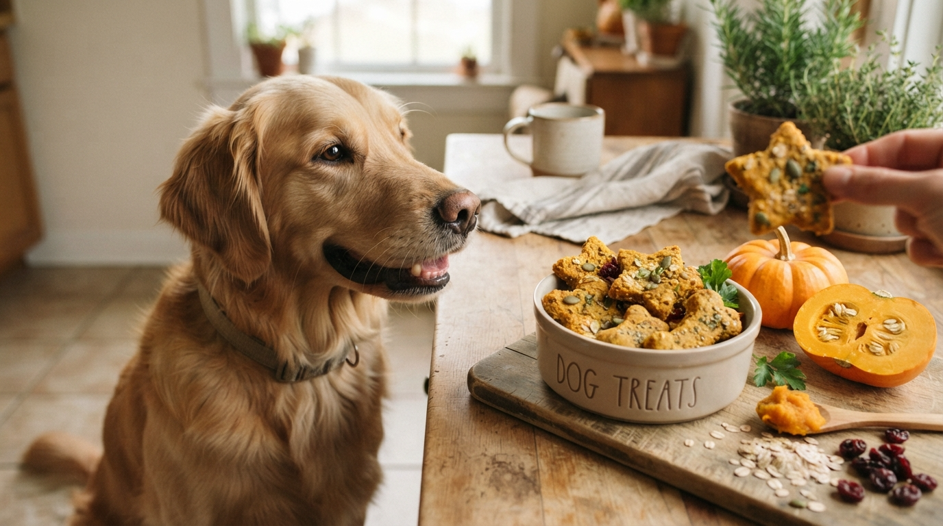 Healthy Pumpkin Dog Treats Your Pup Will Love