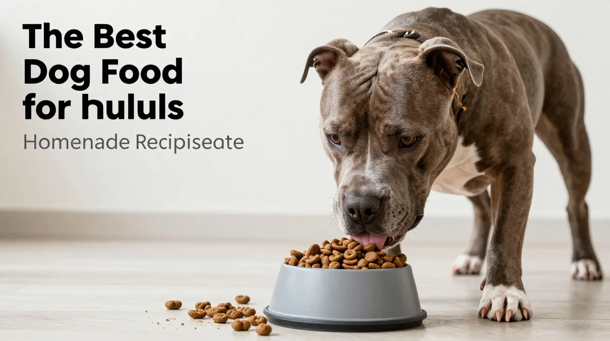 The Best Dog Food for Pitbulls Homemade Recipes Guide